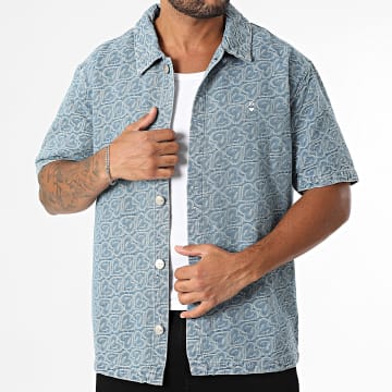 Sixth June - Hemd Jeans Kurzarm Oversize Large M25655PSH Denim Blau