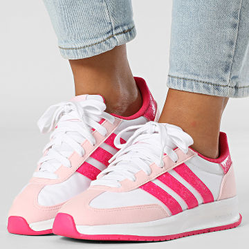 Adidas Performance - Run 70s 2.0 Zapatillas Mujer JR8430 Calzado Blanco Shock Rosa Claro