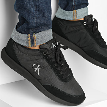 Calvin Klein - Retro Runner Essential Mix 1361 Zapatillas Triple Negro