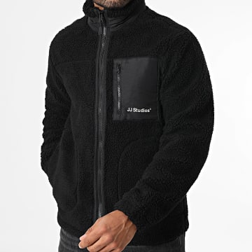 Jack And Jones - Veste Sherpa Zippée Soho Noir