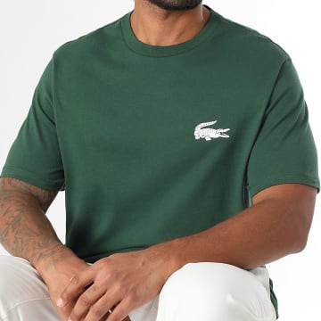 Lacoste - Camiseta Big Logo Verde Oscuro