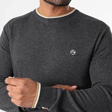 American People - Pull San Francisco Gris Anthracite Chiné