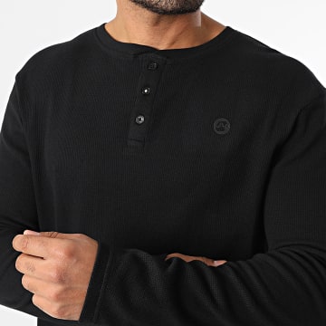 American People - T-Shirt Langarm Philadelphia Schwarz