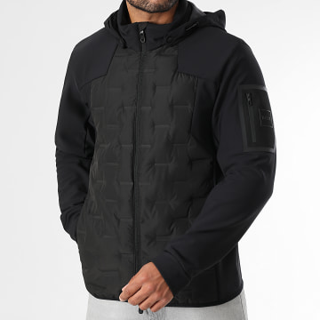 BOSS - T-Down Hybrid Hooded Zip Jacket 50541045 Black