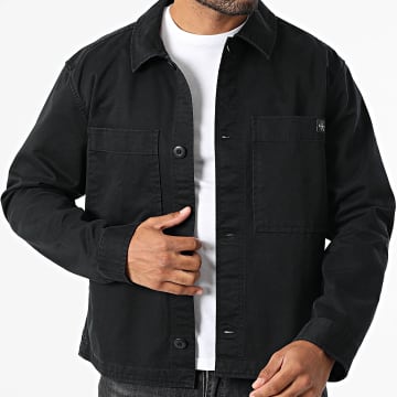 Calvin Klein - RD110 Camicia di jeans nera dal taglio rilassato