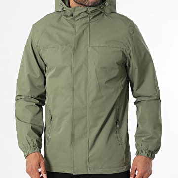 Classic Series - P53 Chaqueta con capucha y cremallera Verde caqui