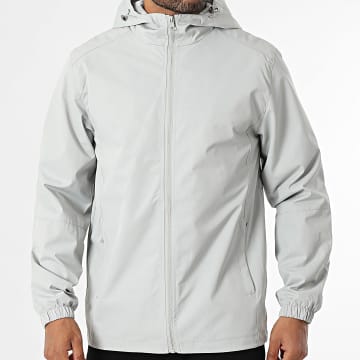 Classic Series - Giacca a vento con cappuccio P56 Grigio chiaro