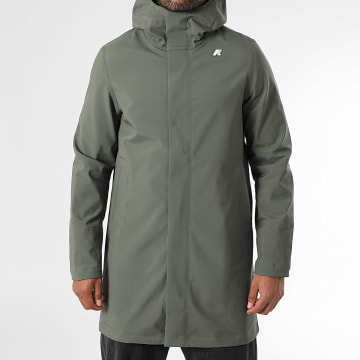 K-Way - Thomas Bonded Hooded Parka K7126WW Licht Khaki Groen