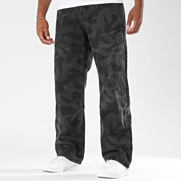 MTX - Jean Baggy Fit 876 Noir Gris Anthracite Camouflage