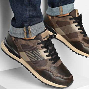 Redskins - Scarpe da ginnastica Obvious BK65108 Chataigne