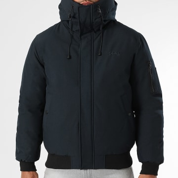 Schott NYC - Giacca Beever con cappuccio blu navy