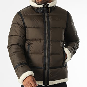 Schott NYC - Daunenjacke Idak Braun