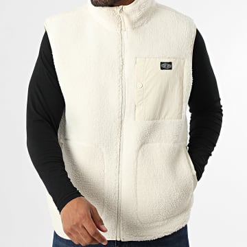 Teddy Smith - Chaqueta polar sin mangas Field 10817241D Beige claro