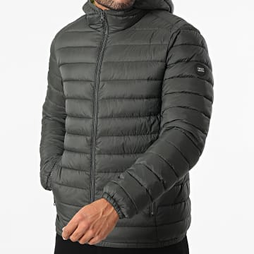 Teddy Smith - Abrigo con capucha Blighter 12013525D Verde caqui oscuro