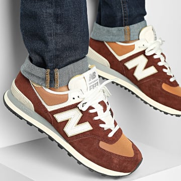 New Balance Sneakers 574 U574MRR Brown Camel Ryses