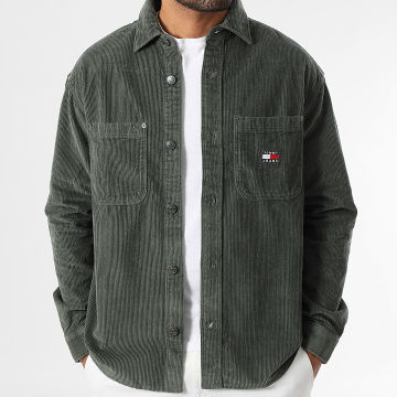 Tommy Jeans - Camicia over a coste in corda lavata 2016 Verde