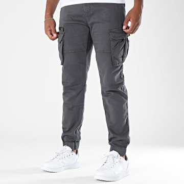 Zayne Paris  - 235 Pantalones Cargo Gris Carbón