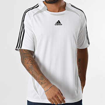 Adidas Sportswear - Tee Shirt A Bandes Teamgeist JW5874 Blanc
