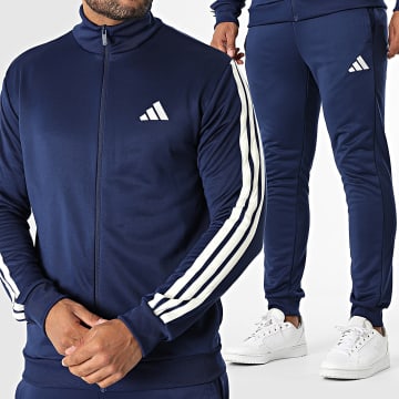 Adidas Sportswear - Ensemble De Survetement A Bandes 3 Stripes KB7656 Bleu Marine