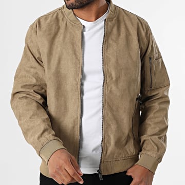 Blend - Suède bomberjack 20718751 Beige