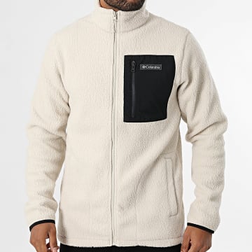 Columbia - Jasper Ridge Giacca in pile con zip 2142421 Beige chiaro