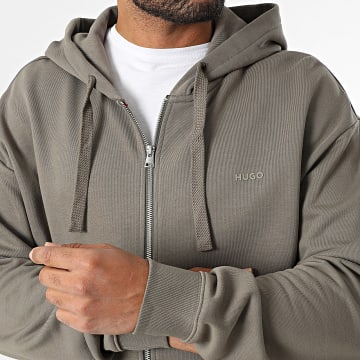 HUGO - Sweat Zippé Capuche Dapozip 50548651 Taupe