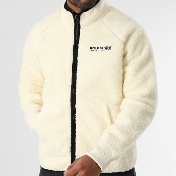 Polo Sport Ralph Lauren - Veste Polaire Zippée Logo Sport Beige