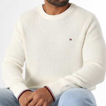 Tommy Hilfiger - Jersey de canalé 1516 Beige claro