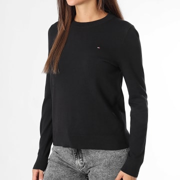Tommy Hilfiger - Pull Femme Jersey Stitch 4984 Noir