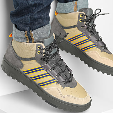 Adidas Sportswear - Baskets Montantes Hoops 4.0 Mid Winterized JR6704 Supplier Colour Semi Lucid Blue Grey