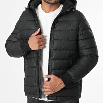 Deeluxe - Molno Chaqueta con capucha y cremallera 05V6503M Negro