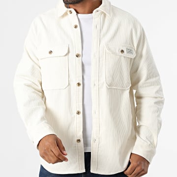 Deeluxe - Chaqueta de canalé Alino 05V4977M Beige claro