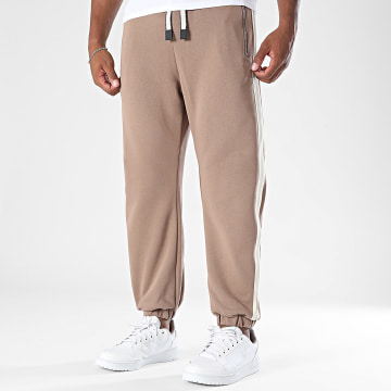 MTX - Pantalon Jogging A Bandes 7 Marron