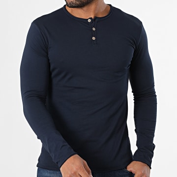 MTX - Tee Shirt Manches Longues 007 Bleu Marine