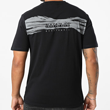 Napapijri - Back Graphic T-Shirt A88SU Schwarz