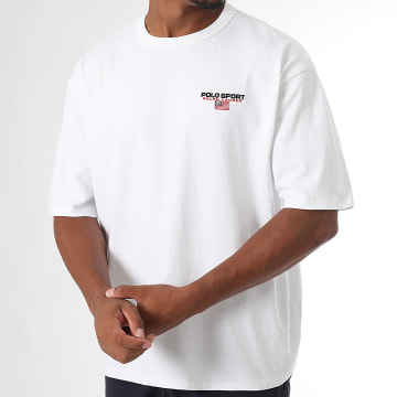 Polo Sport Ralph Lauren - Tee Shirt Oversize Logo Sport Blanc