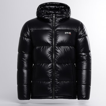 Schott NYC - Doudoune Capuche Colton Noir