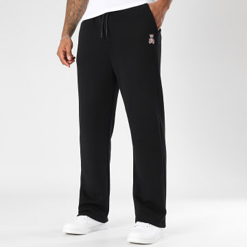 Teddy Yacht Club - Art Series Patch Pink Black Wide Leg Jogging Pants