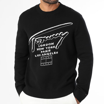 Tommy Jeans - Pull Signature 2253 Noir