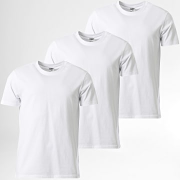 Urban Classics - Lote de 3 camisetas blancas TB2684B
