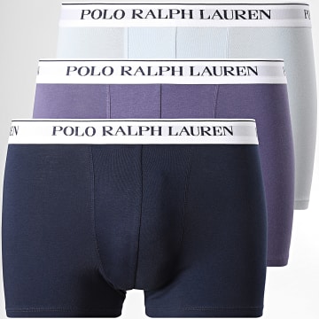 Polo Ralph Lauren - 3er-Pack Boxershorts Hellblau Marineblau