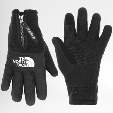 The North Face - Denali Etip A888S Black Zip Gloves