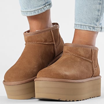 UGG - Dames Laarzen Classic Ultra Mini Plateform 1135092 Kastanje