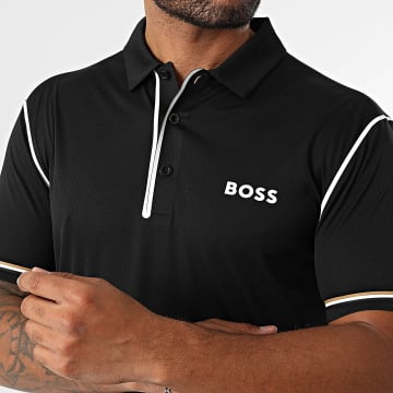 BOSS - Paddytech polo de manga corta 50543352 Negro
