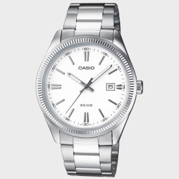 Casio - Uhr Collection MTP-1302PD-7A1VEF Silber Weiß