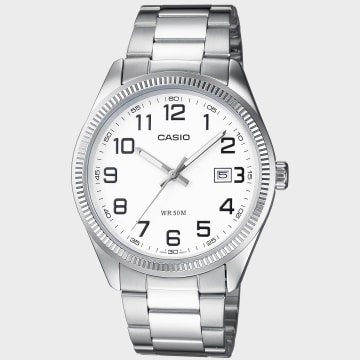 Casio - Relógio de coleção MTP-1302PD-7BVEF Branco prateado