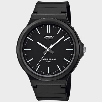 Casio - Uhr Collection MW-240-1EVEF Schwarz Silber