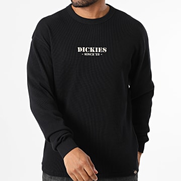 Dickies - T-Shirt Langarm Waffle A87QW Schwarz