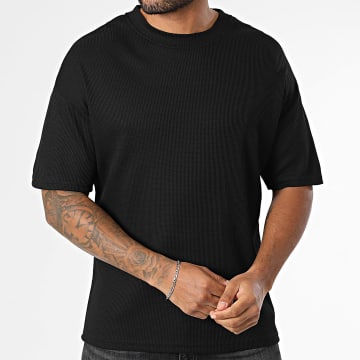 Frilivin - Camiseta texturizada 001 Negro