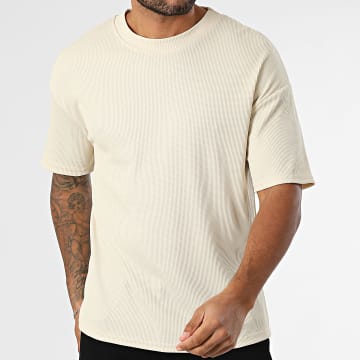 Frilivin - Camiseta texturizada 001 Beige
